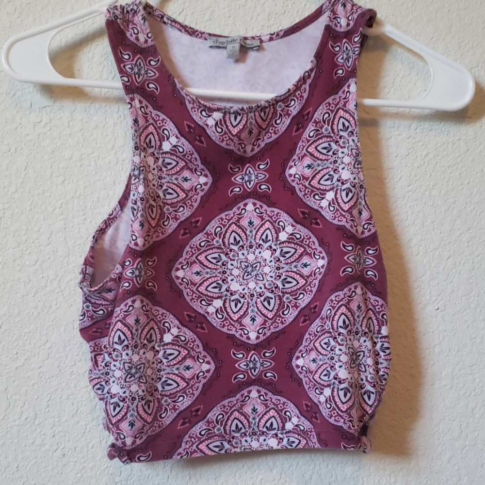Crop tank top